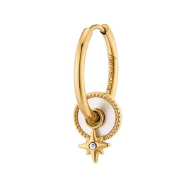 Brosway BHKE124 Women's Earrings with Star Symbol Stainless Steel | CHAKRA Collection, Stainless Steel, Not applicable.