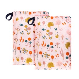 Dizdivzd Laundry Bags, 2 Pack Waterproof Dirty Clothes Travel Bag, Reusable Travel Laundry Bag, Washable Storage Bag with Zip Closure for Home, Travel, Camping, Caravan, Dormitory, 24"x17"