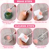 2 Pcs Face Mask Applicator Fan Brushes for Facial Soft