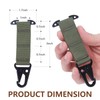 2 Pcs Tactical Gear Clip T-Mount Molle Clip Molle Bag