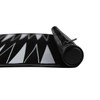 Black Travel Roll Up Backgammon Set 13 Inch