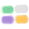 KOMBIUDA Travel Essential 4 Boxes of Soap Paper for Travel