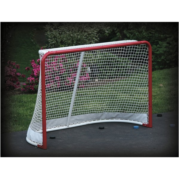 EZGoal 69115 Hockey Replacement Net with Skirt, White, 4 x 6-Feet (Pack of 1)