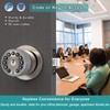 BOTHSTAR Keypad Door Knob with Key,Keyless Entry Door Lock, Code