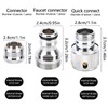 Gosknor 3 Pack Faucet Adapter Set, Quick Connect Sink Faucet