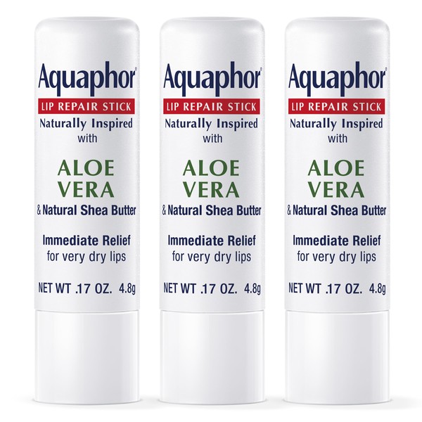 Aquaphor Naturally Inspired Lip Repair Stick with Aloe Vera and