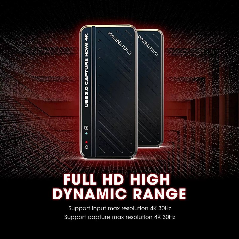 DIGITNOW! 4K HDMI Video Capture Card, 4K 30fps Game Capture