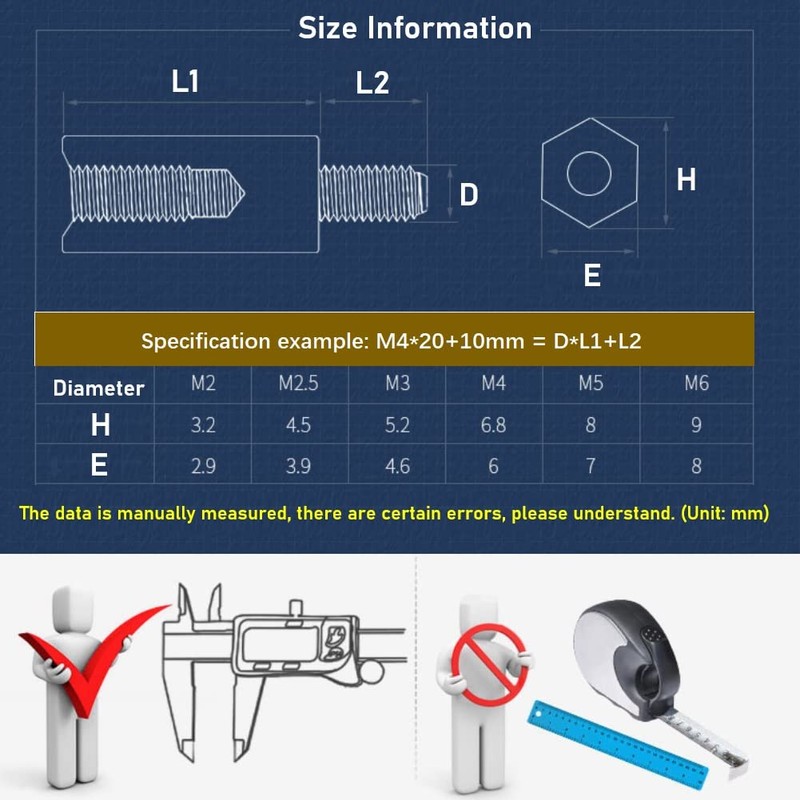 CONPHERON Brass Spacer Hex Spacer Sleeves PCB Board/Boards Male Female