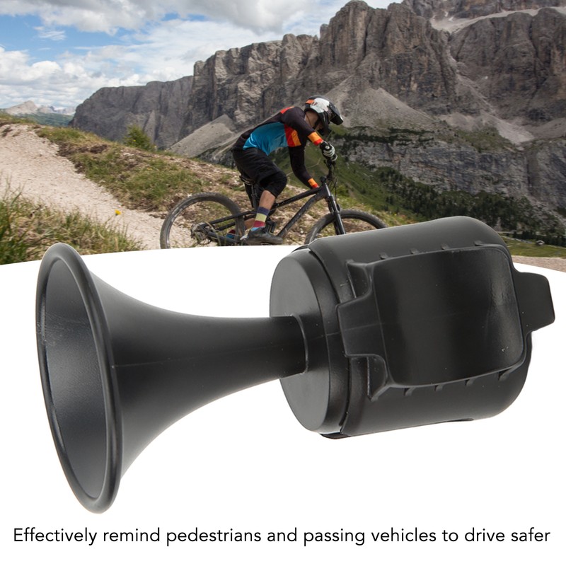 Electric Bike Horn USB Charging 120dB Anti Aging ABS PC