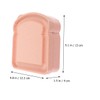 Ciieeo 2pcs Reusable Sandwich Containers for Adults Snack Lunch Box