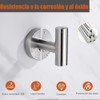 4 PCS Porta Toallas para Baño,304 Gancho de Acero Inoxidable