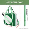 Amoswiz Pickleball Bags for Women, Green Pickle Ball Bag Tote,