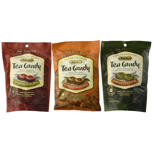 Balis Best Assorted Tea Candies, 5.3 Oz. Bag (pack of 3)