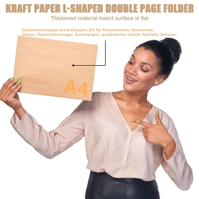 Sinxioer Presentation Folder A4, Pack of 12 File Covers A4