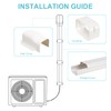 KLOLKUTTA Mini Split Line Set Cover, 4” 7.5 Ft PVC