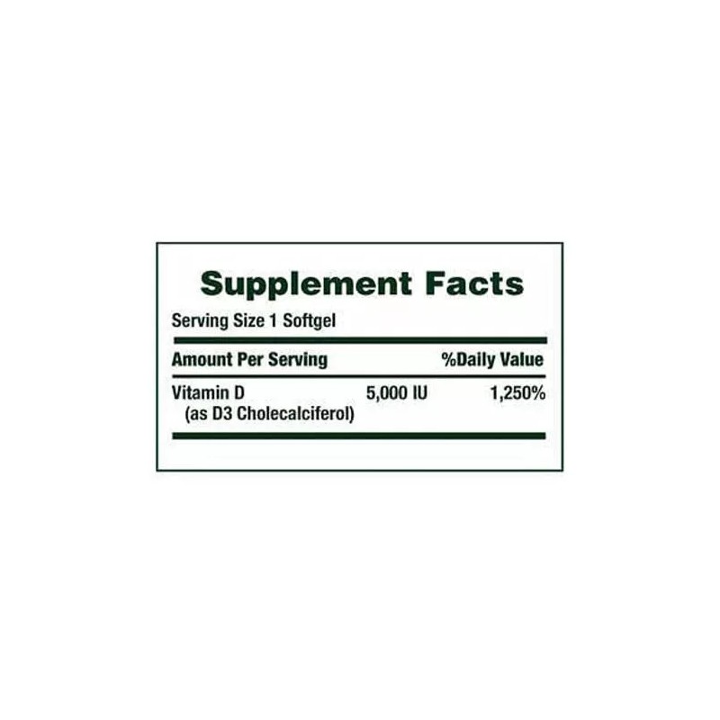 Nature’s Bounty Nature's Bounty Immune Health Vitamin D3 5000 iu