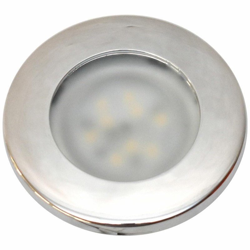 ITC Marine Boat Overhead Cabin Light 69290-CH-3K | Round White
