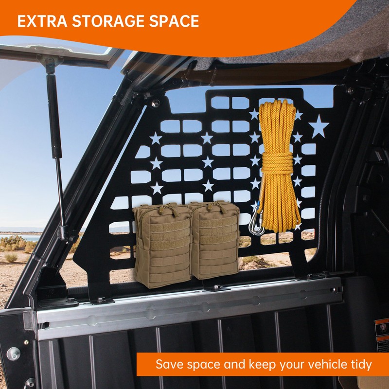 CUSAUTV Rear Window Molle Panels for XPEDITION ADV/ ADV5 2024+,