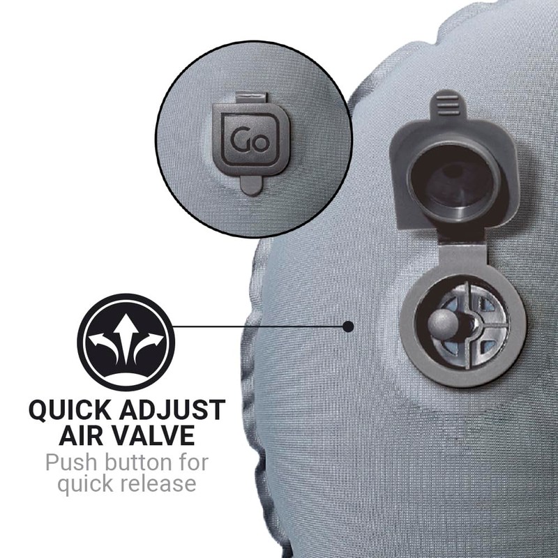 Go Travel Compact Universal Pillow for Head, Neck & Back