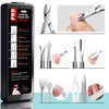 Cbiumpro 5 Pack Cuticle Trimmer Set with Pusher Cutter Clipper