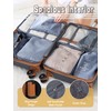 CONCEPTEN Luggage Sets 5 Piece, Suitcases with Wheels, Hardshell Suitcase