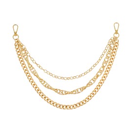 Gold Pants Chain Wallet Chains with Lobster Clasps Hip Hop Goth Accessories Punk Jeans Chain Unisex Biker Style