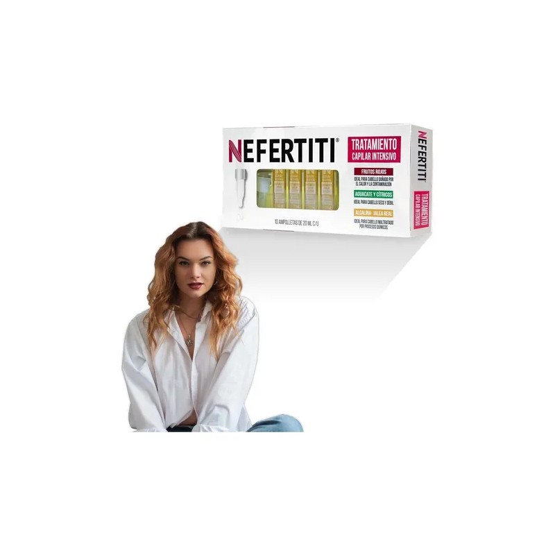 Nefertiti Ampolletas Alcalina - Jalea Real 10 X 20ml