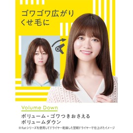 Flat Essential Flat Volume Down Shampoo Hair Wavy Hair Tip Difficult to Spread Straight Hair Gore Remover Formula (Cleaning Ingredient) Bottle 16.9 fl oz (500 ml)