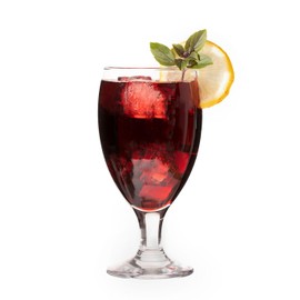 LAV Clear All Purpose Stemmed Drinking Glasses - Lead-Free Iced Tea Goblets, Sangria, Beer, Water -Dishwasher Safe Glassware Set for Restaurant, Bar, Home, Parties 20.80 oz (590 ml) Set of 4