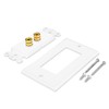 TNP 2 Pack Home Theater Speaker Wall Plate Outlet -