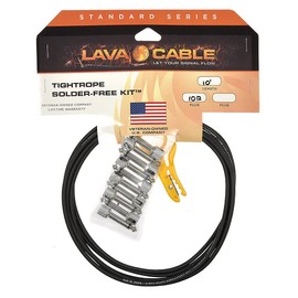Lava Cable Tightrope Solder-Free Pedal-Board Kit Black Cable