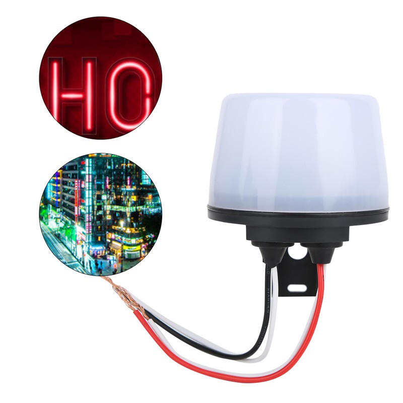 Sensor Switch Street Light Control Adjustable Rain AntiThunder Protection 220V