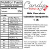 Candy Retailer Milk Chocolate Valentine's Nonpareils 1 Lb