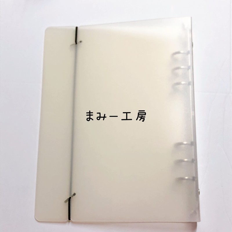 6 Hole Ring Notebook Refill A5 B6 Journal Book Clear