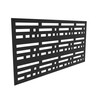 2'x4' Morse Decorative Screen, Black
