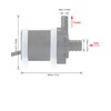 VANSUNA 12v Water Pump 0.5inch Inlet 0.35inch Outlet Small Submersible
