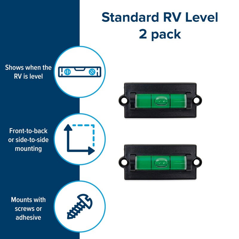 Camco Camper/RV Level - Features Front to Back/Side to Side