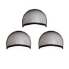 MapofBeauty 3 Pieces Elastic Hair Mesh Net One Size Wig