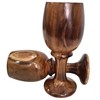 collectiblesBuy Handmade Wooden Drinking Wine Goblet Cup Rustic Vintage Wine