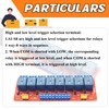 DIGISHUO 12V 8 Channel Relay module with light coupling isolation