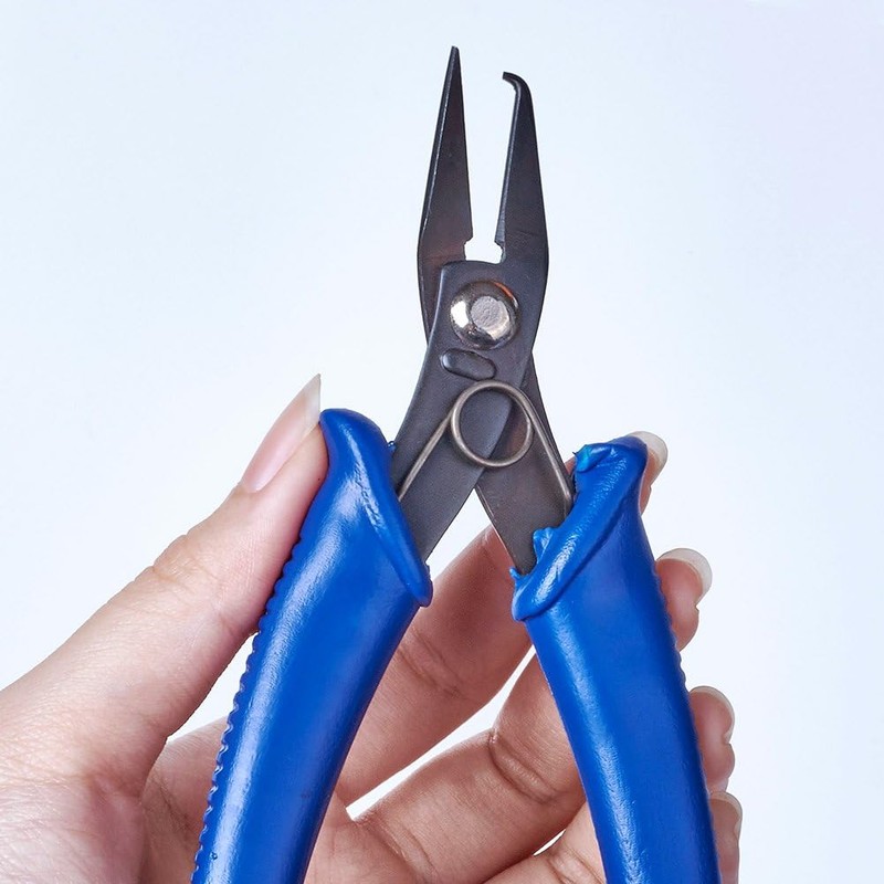 Beadthoven 5.5” Split Ring Opening Pliers Tweezers Opener Tools Jewelry