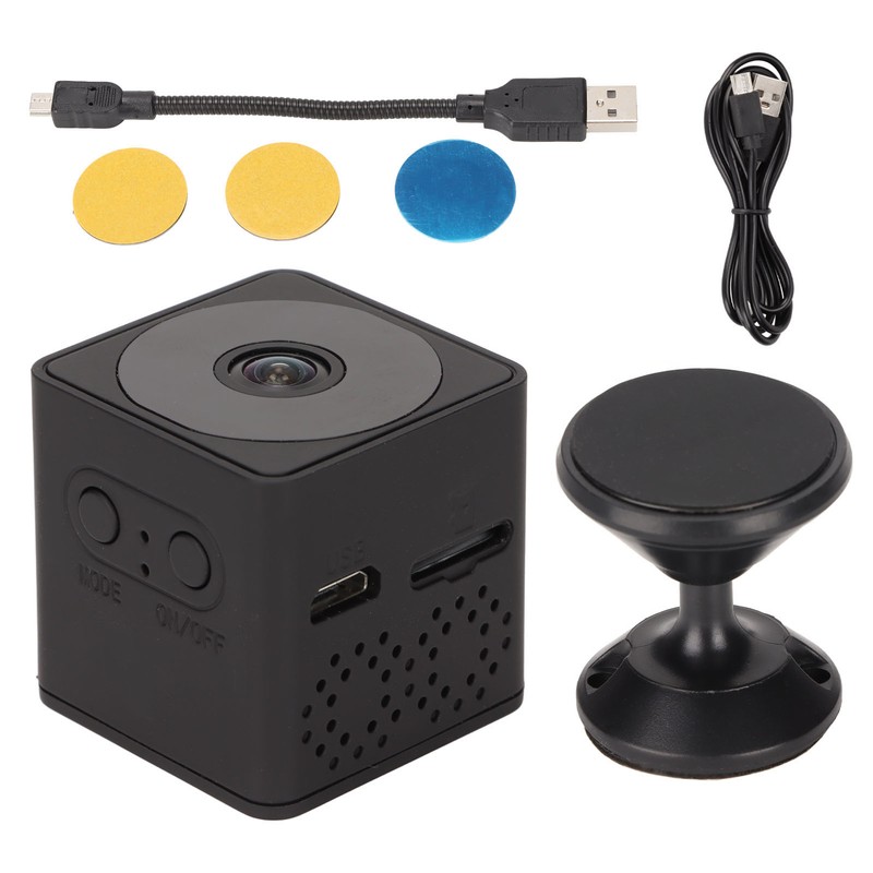 1080P Mini WiFi Cam Smart Security Camera Phone Remote 140°