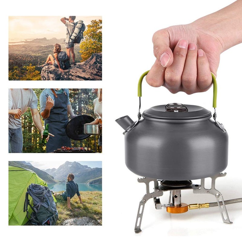 SUNGOOYUE Portable Coffee Pot Teapot Water Kettle for Hiking Picnic