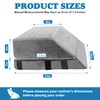 Wedge Adjustable Recliner Leg Rest Cushion 6inch Thick Recliner Foot