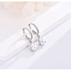 Sterling Silver Hoop Earrings for Women, Drop Hoop Earrings Silver