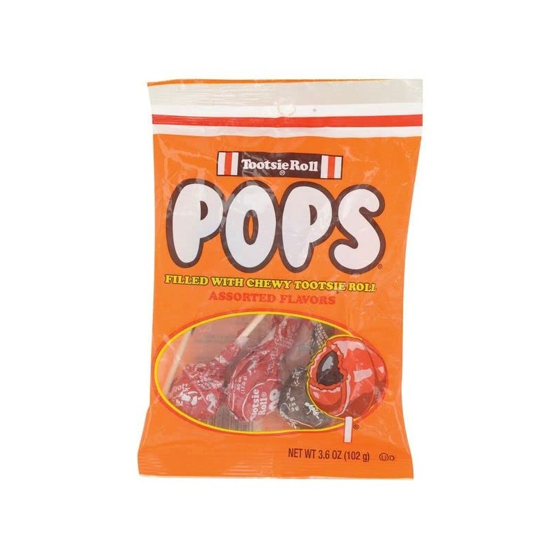 Tootsie Roll Pops (2 Pack) Pops Filled with Chewy Tootsie