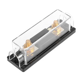 X AUTOHAUX Black Car Audio Video 250 Amp ANL Fuse with In-Line Holder Fusible