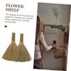 ULTECHNOVO 3pcs Small Desktop Broom Manual Short Handle Whisk Brush