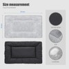 SIWA MARY Dog Bed Mat Soft Crate Pad Washable Anti-Slip