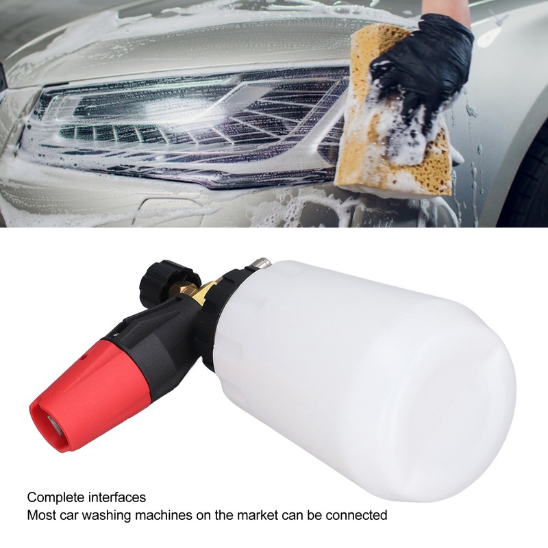 Pressure Washer Foam Cannon Wide Neck Adjustable Nozzle Foam Gun